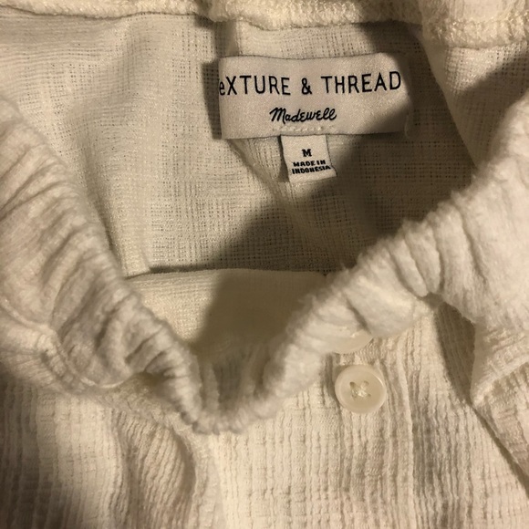 Madewell Texture and Thread off the shoulder top - Picture 4 of 5